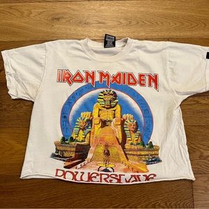 Iron Maiden women’s small crop top